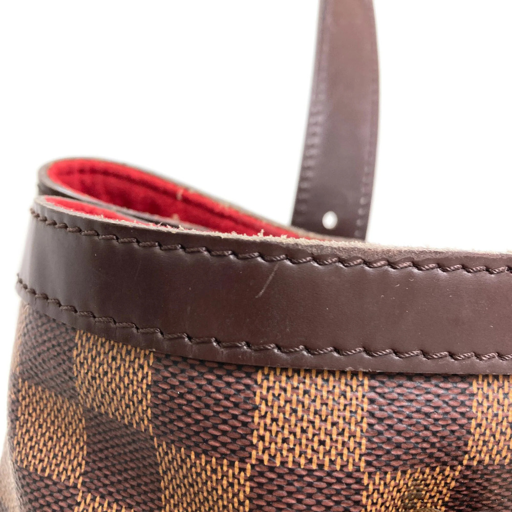 LOUIS VUITTON Brown Damier Canvas Tote Bag - Picture 11 of 16